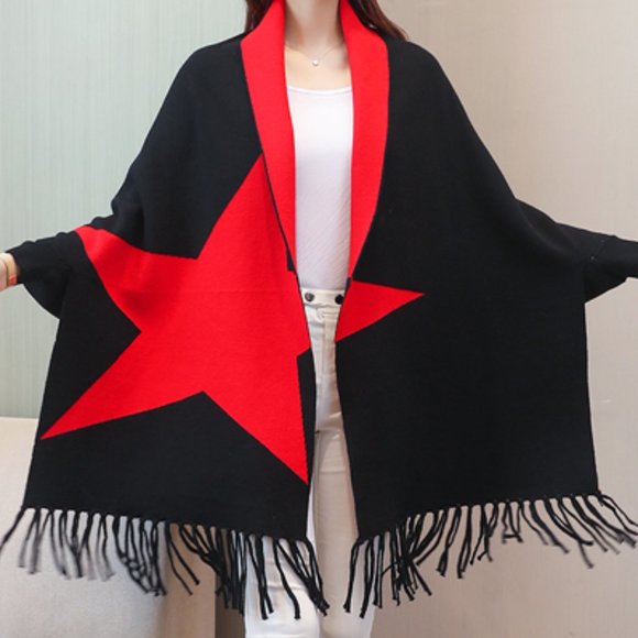 DOUBLE SIDED WRAP RED/BLACK - Picture 6 of 12